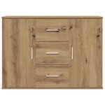 vidaXL Buffet chêne artisanal 90x29 5x65 cm bois d'ingénierie
