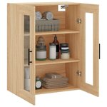 vidaXL Armoire murale chêne sonoma 69 5x34x90 cm