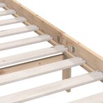 vidaXL Cadre de lit sans matelas bois massif 90x200 cm
