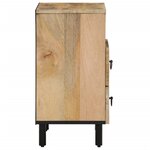 vidaXL Table de chevet 50x33x60 cm bois de manguier massif