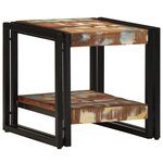Table basse vidaXL Multicolore 40x50x38 cm en bois massif récupéré