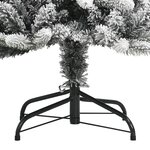vidaXL Sapin de Noël artificiel avec neige floquée 240 cm PVC et PE
