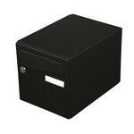 Boîte aux lettres Préface 1 porte   Noir mat RAL 9005M