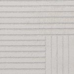 vidaXL Tapis de surface Carré HUARTE Crème 200 x 200 cm Polyester