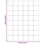 vidaXL Couette d'été 140 x 220 cm Été Microfibre (100  polyester)