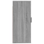 vidaXL Meuble TV mural Sonoma gris 40x34 5x80 cm