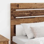 vidaXL Tête de lit Bois Ancien 90 cm Bois d'ingénierie