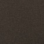 vidaXL Fauteuil inclinable Marron foncé Tissu