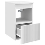 vidaXL Armoire de salle de bain Blanc 30 x 41 x 50 cm