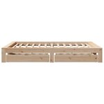 vidaXL Cadre de lit sans matelas 150x200 cm bois de pin massif