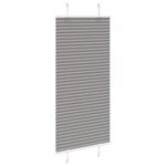 vidaXL Store plissé anthracite 55x100 cm largeur du tissu 54 4 cm