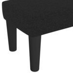 vidaXL Banc Noir 70x30x30 cm Tissu