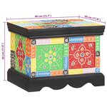 vidaXL Boîte de Rangement avec stockage Multicolore 40 x 30 x 30 cm