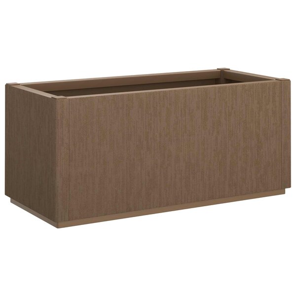 vidaXL Boîte de fleurs de jardin Marron 80 x 36 x 35 cm PP