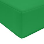 vidaXL Coussin de canapé d'extérieur Polyester Vert 80 x 80 cm
