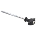 vidaXL Piquets de tente 12 Pièces 17 cm Ø7 mm acier galvanisé
