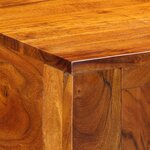 vidaXL Table de maquillage Marron miel en bois massif d'acacia