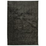 vidaXL Tapis ISTAN à poils longs aspect brillant anthracite 140x200 cm