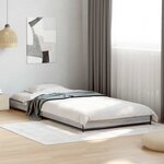 vidaXL Cadre de lit Sonoma gris 80 x 200 cm Bois d'ingénierie