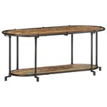 vidaXL Meuble TV 100x42x40 cm Bois massif de récupération