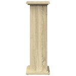 vidaXL Piédestal avec rangement chêne sonoma bois d'ingénierie