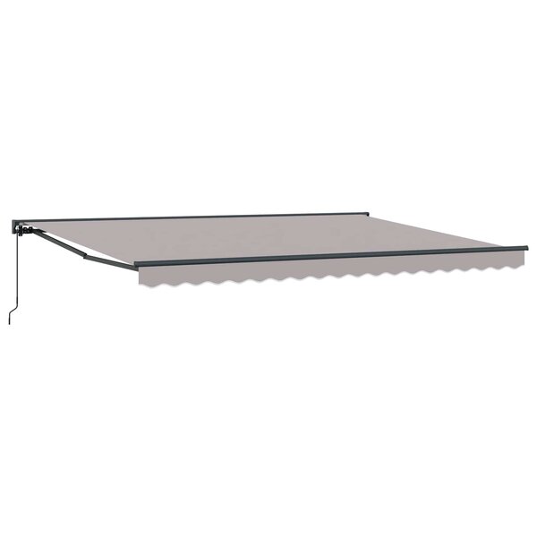 vidaXL Cadre d'auvent Gris clair 450 × 300 cm