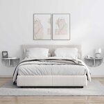 vidaXL Étagère Murale Gris béton 38 x 19 x 19 cm Bois d'ingénierie