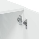 vidaXL Buffet haut blanc 80x42 5x249 cm bois d'ingénierie