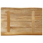 vidaXL Dessus de table bord vivant 70x40x2 5 cm bois de manguier brut