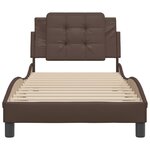 vidaXL Cadre de lit sans matelas marron 90x200 cm similicuir