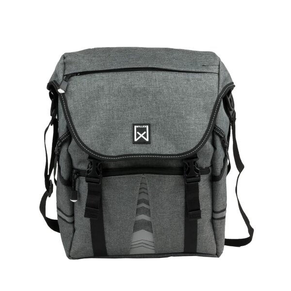 Willex sac simple de vélo 1200 25 l anthracite 13513
