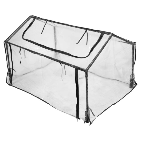 FLO Serre 60x120x80 cm transparent et noir