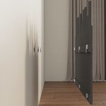 vidaXL Tête de lit murale Gris 127 5x3x80 cm Bois massif de pin