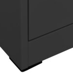 vidaXL Classeur Anthracite 46x62x102 5 cm Acier