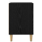 vidaXL Meuble TV Chêne noir 100 x 35 x 55 cm Bois d'ingénierie