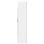 vidaXL Armoire Miroir de Salle de Bain Blanc 63 5 x 15 5 x 70 cm