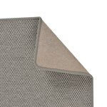 vidaXL Tapis de couloir aspect sisal argenté 80x250 cm