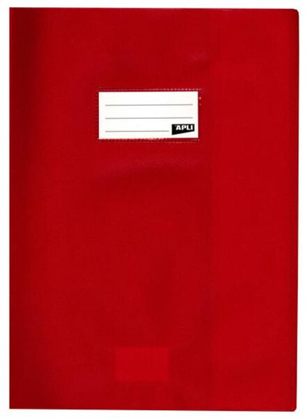 Protege Cahier Pvc 19/100 24X32 Rouge lot de 10