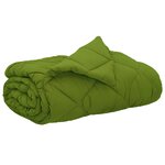 vidaXL Duvet d'été simple Vert 240 x 200 cm Microfibre