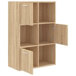 vidaXL Armoire de rangement Chêne sonoma 60x29 5x90 cm Bois ingénierie