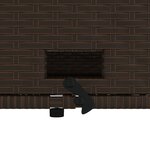 vidaXL Canapé de jardin avec coussins 2 places marron résine tressée