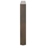 vidaXL Pieds de table basse en forme de V  2 pièces  acier naturel  70 x (42-43 3) cm