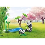 PLAYMOBIL 71762 - Specials Jardin asiatique avec deux personnages et pandas