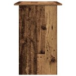 vidaXL Bureau vieux bois 90x50x74 cm bois d'ingénierie