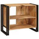 vidaXL Meuble sous évier Marron 71 x 33 x 58 cm Bois de mangue massif