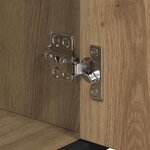 vidaXL Ensemble de mobilier de salle de bain Chêne artisanal