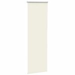 vidaXL Store enrouleur occultant blanc cassé 50x175cm largeur du tissu