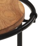 vidaXL Tables gigognes 3 Pièces bois massif d'acacia