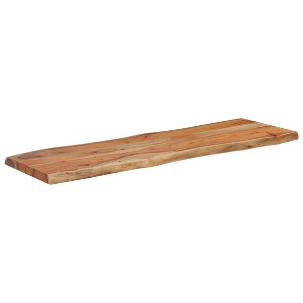 vidaXL Dessus de table 110x40x2 5 cm rectangulaire bois massif acacia