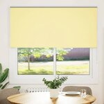 vidaXL Store enrouleur occultant jaune largeur du tissu 156 6 cm